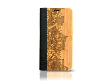 Étui à rabat FLEURS pour iPhone 12 Mini